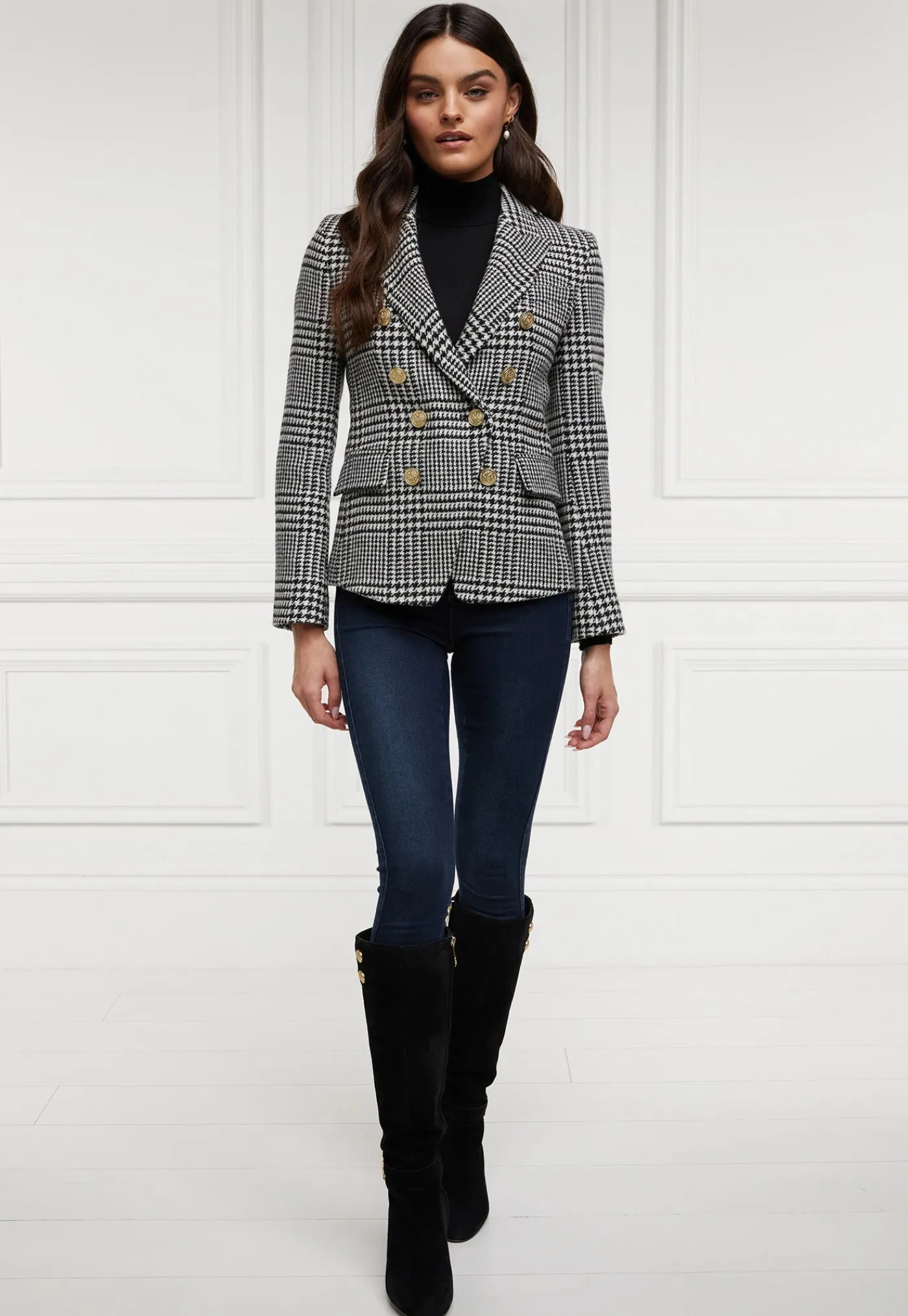 knightsbridge_blazer__lar_1.webp Online Knightsbridge Blazer - Large Scale Pow Mono Women Blazers & Jackets