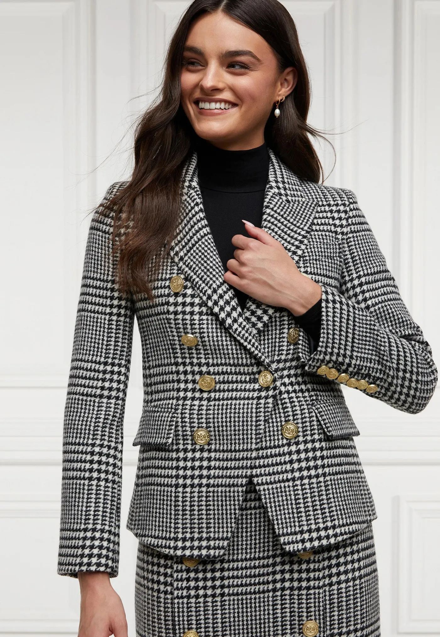 knightsbridge_blazer__lar_4.webp Online Knightsbridge Blazer - Large Scale Pow Mono Women Blazers & Jackets