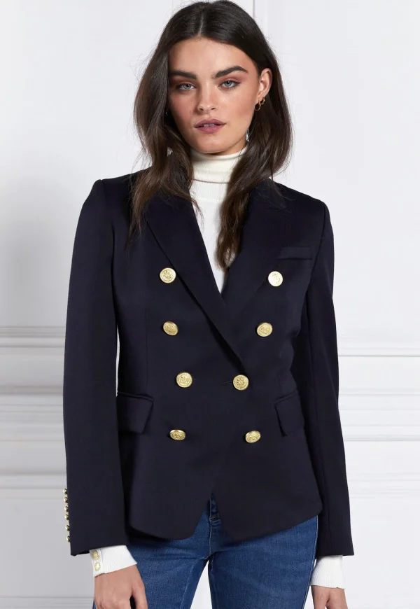 Hot Knightsbridge Blazer - Navy Barathea Women Blazers & Jackets