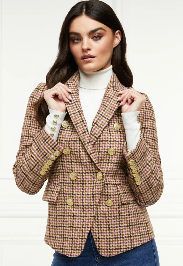 Outlet Knightsbridge Blazer - Sudeley Pink Tweed Women Blazers & Jackets
