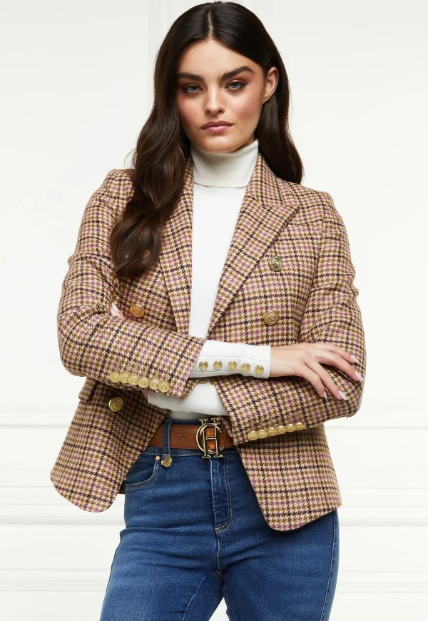 Outlet Knightsbridge Blazer - Sudeley Pink Tweed Women Blazers & Jackets