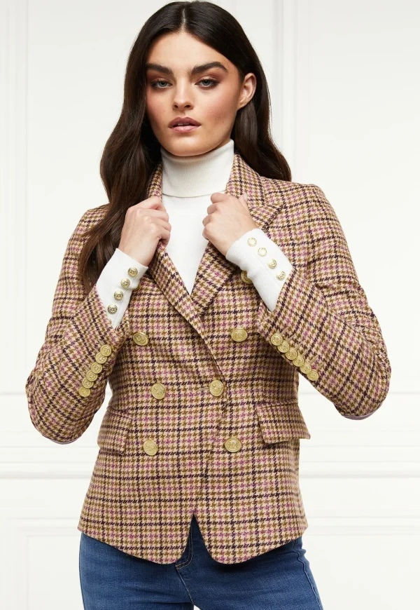 Outlet Knightsbridge Blazer - Sudeley Pink Tweed Women Blazers & Jackets
