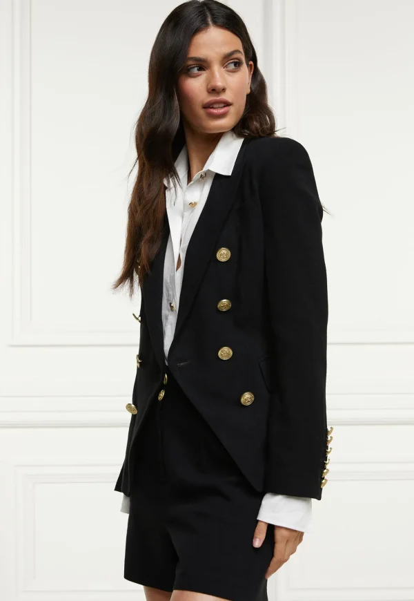 Best Knightsbridge Linen Blazer - Black Women Blazers & Jackets