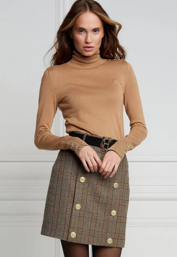 Sale Knightsbridge Skirt - Bourbon Tweed Women Skirts