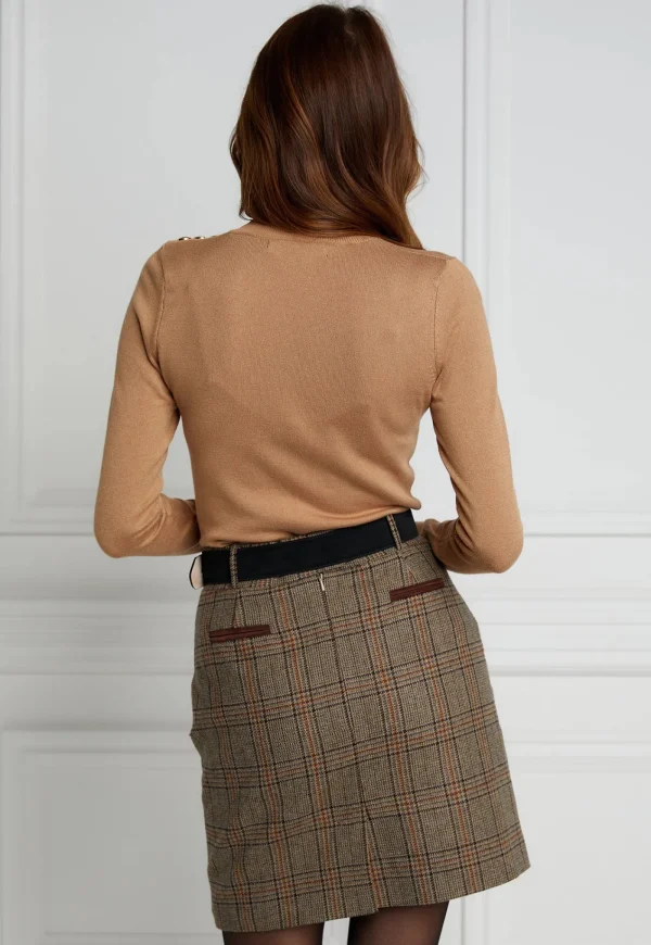Sale Knightsbridge Skirt - Bourbon Tweed Women Skirts
