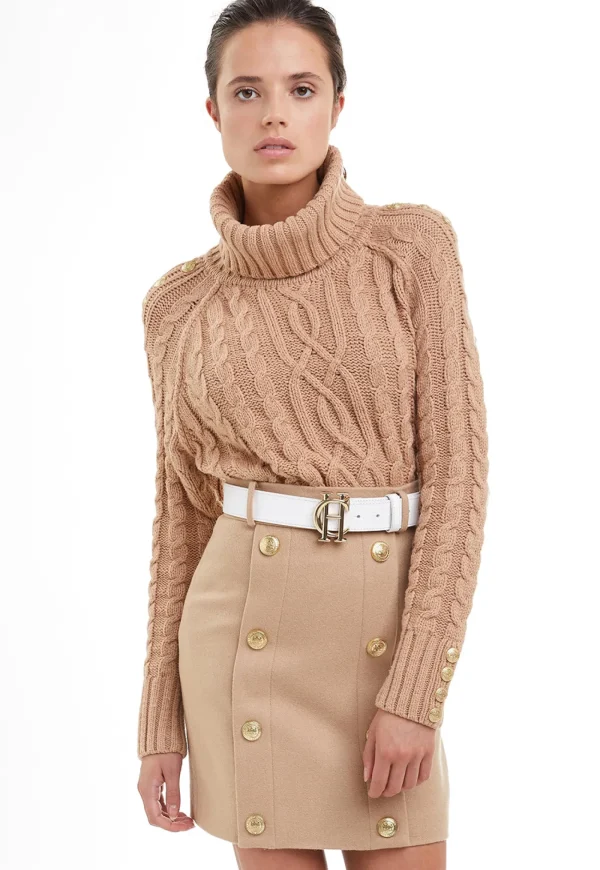 Discount Knightsbridge Skirt - Camel Women Skirts
