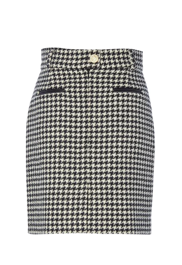 Sale Knightsbridge Skirt - Houndstooth Women Skirts