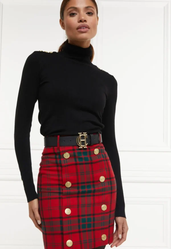 Clearance Knightsbridge Skirt - Red Tartan Women Skirts
