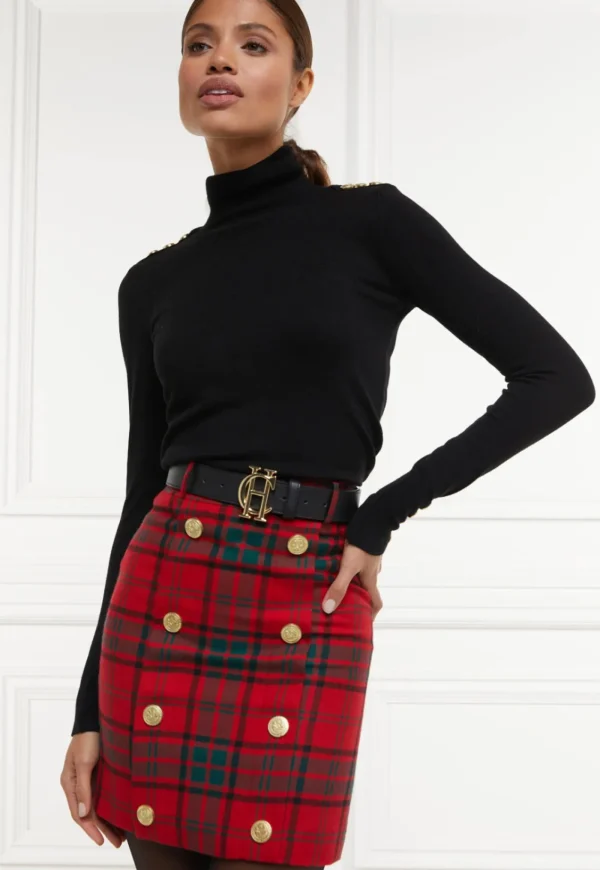 Clearance Knightsbridge Skirt - Red Tartan Women Skirts