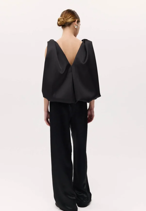 Best Knot Top - Black Women Tops & Tees