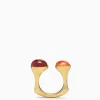 Clearance Lali Double Stone Ring - Carnelian Women Jewellery | Jewellery