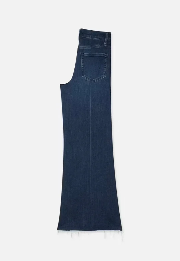 Clearance Le Palazzo Crop Raw Fray - Calvin Women Denim