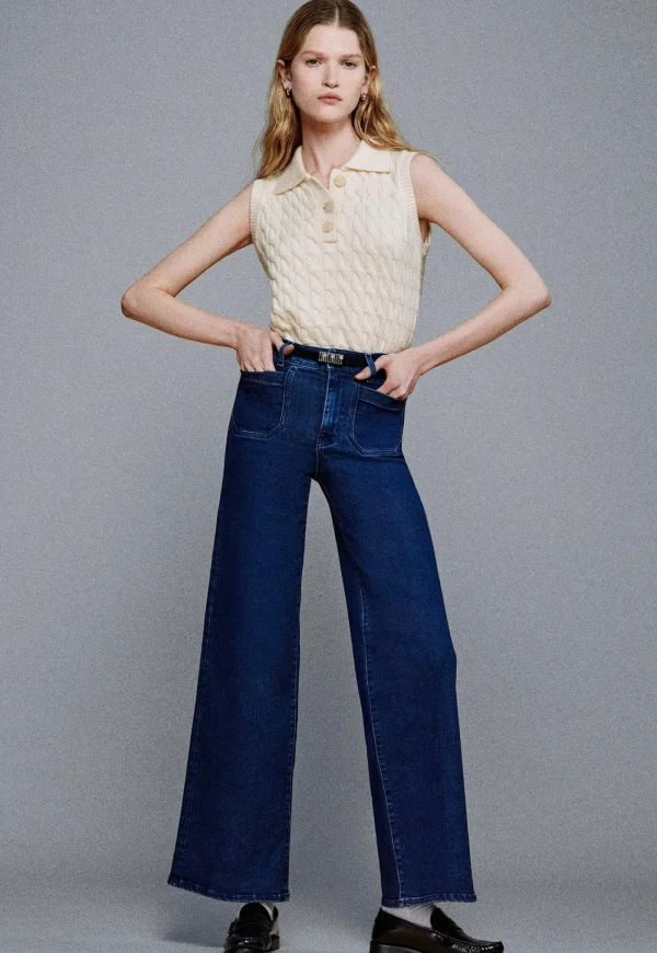 Clearance Le Slim Palazzo Modernist Pocket - Loner Women Denim