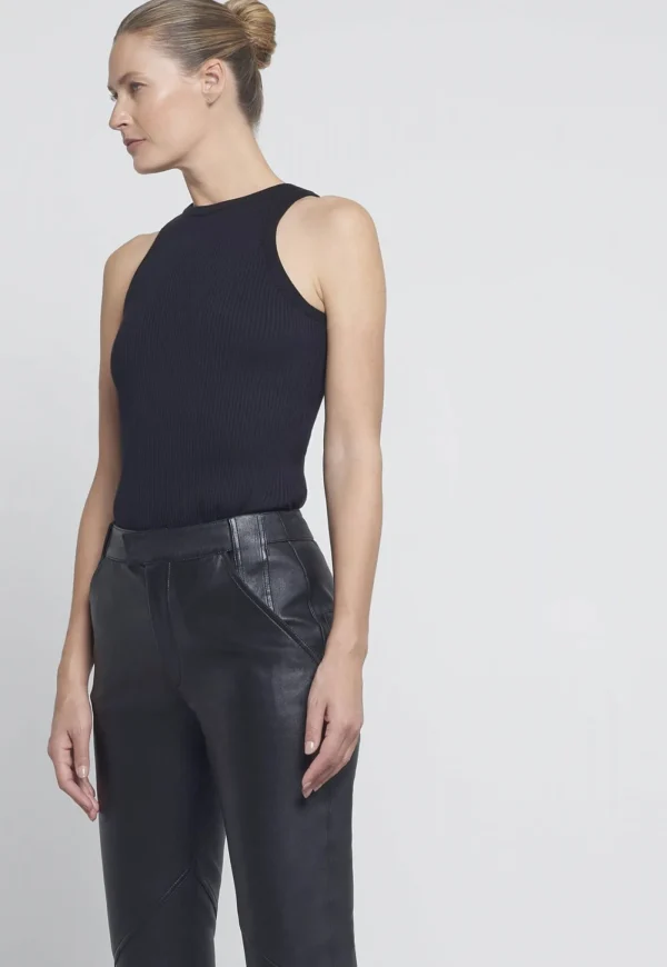 Fashion Leather Pants - Black Women Pants