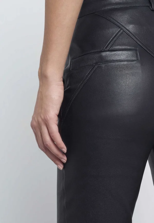 Fashion Leather Pants - Black Women Pants