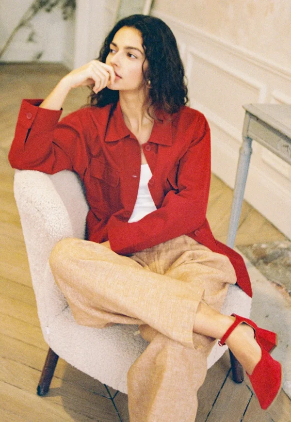 Clearance Lila Jacket - Garnet Women Blazers & Jackets