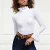 Fashion Lilibet Jersey Tee - White Women Tops & Tees