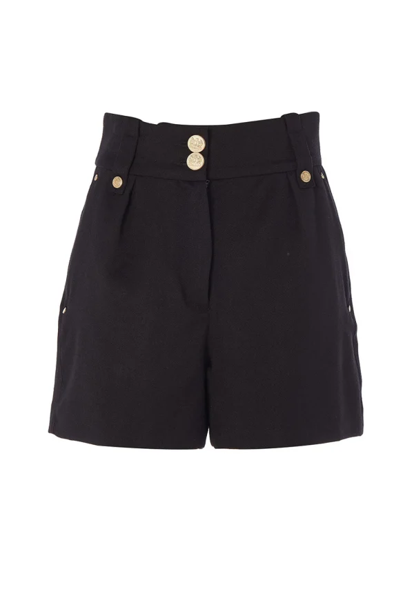 New Luxe Tailored Short - Black Women Shorts