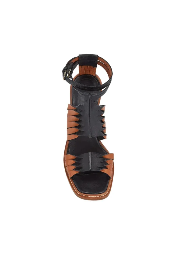 Hot Madeira Twisted Contrast High Heel - Hazel Women Footwear | Heels