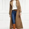 Clearance Marlborough Trench Coat Full Length - Tawny Women Coats