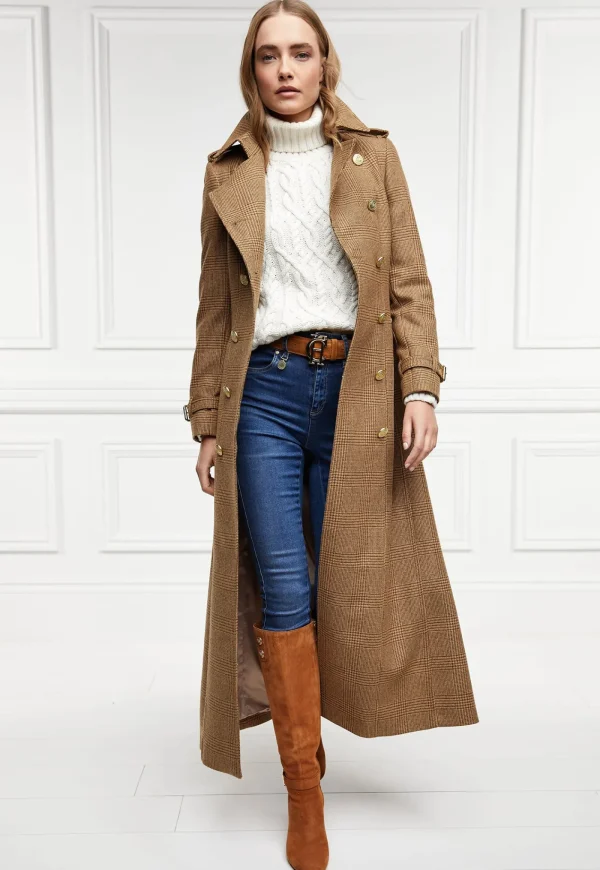 Clearance Marlborough Trench Coat Full Length - Tawny Women Coats
