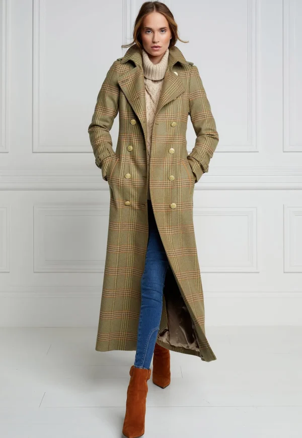 Fashion Marlborough Trench Coat Full Length - Leveret Women Coats