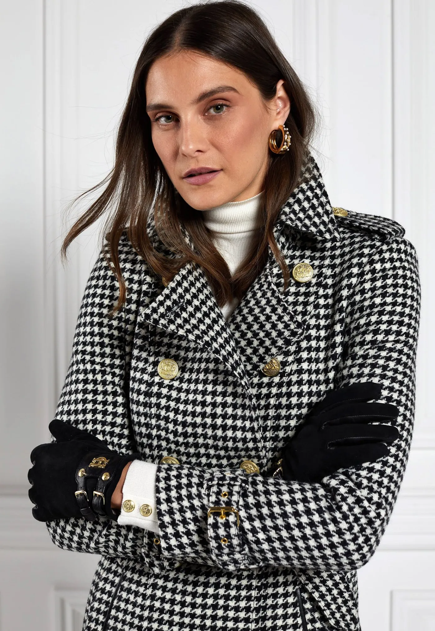 marlborough_trench_coat_f_2-6.webp Discount Marlborough Trench Coat Full Length - Houndstooth Women Coats