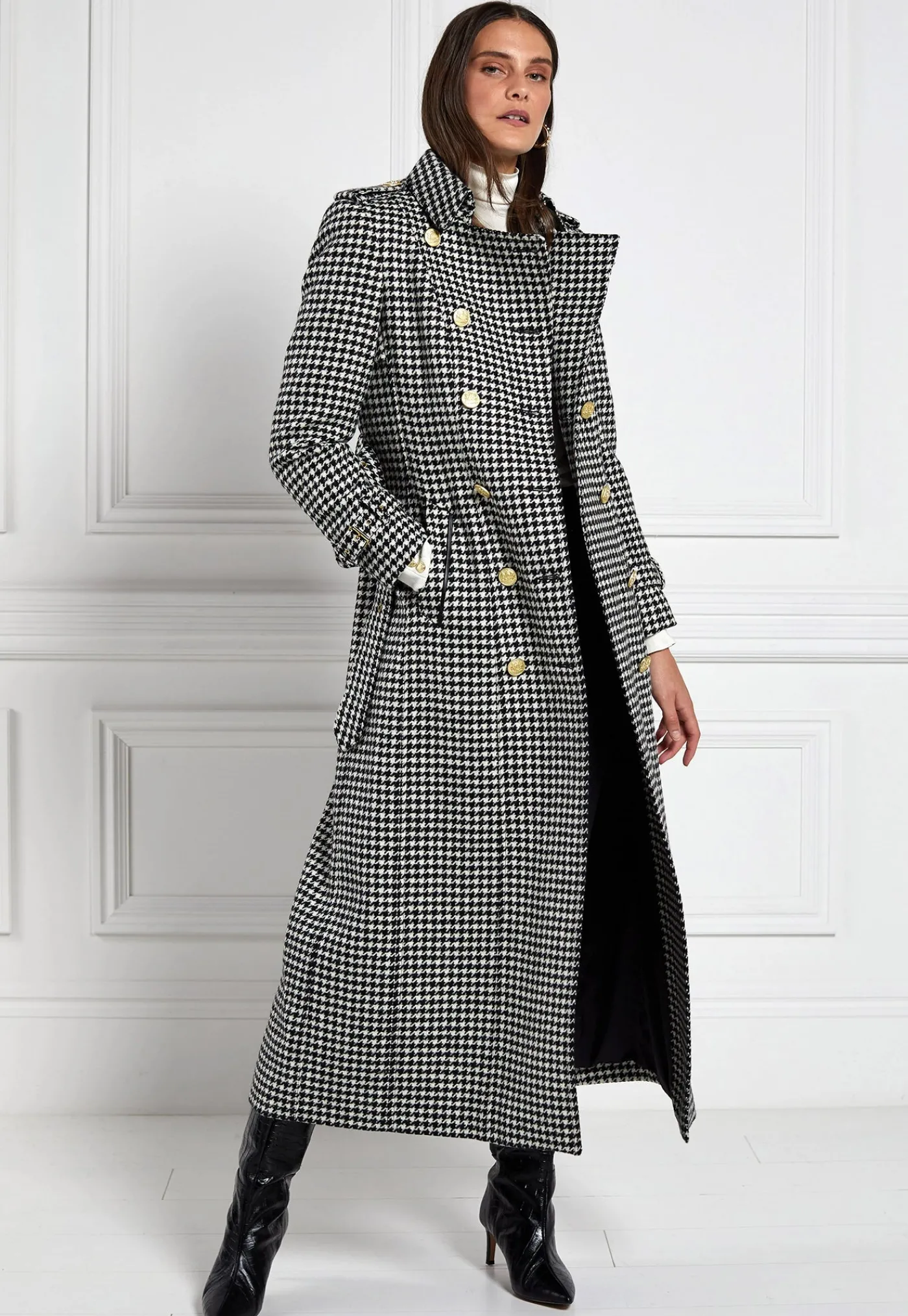 marlborough_trench_coat_f_3-6.webp Discount Marlborough Trench Coat Full Length - Houndstooth Women Coats
