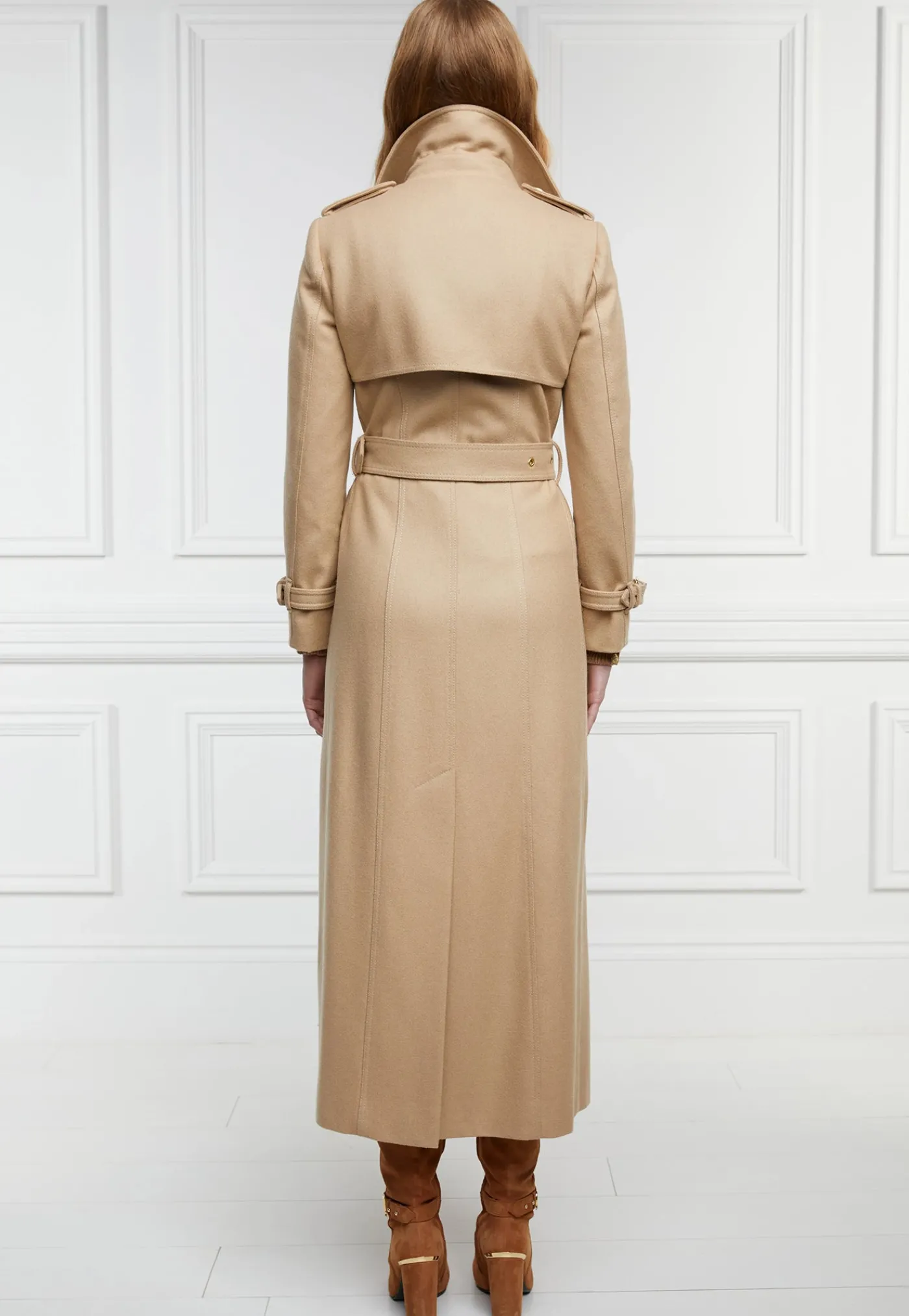 marlborough_trench_coat_f_4-5.webp Clearance Marlborough Trench Coat Full Length - Camel Women Coats
