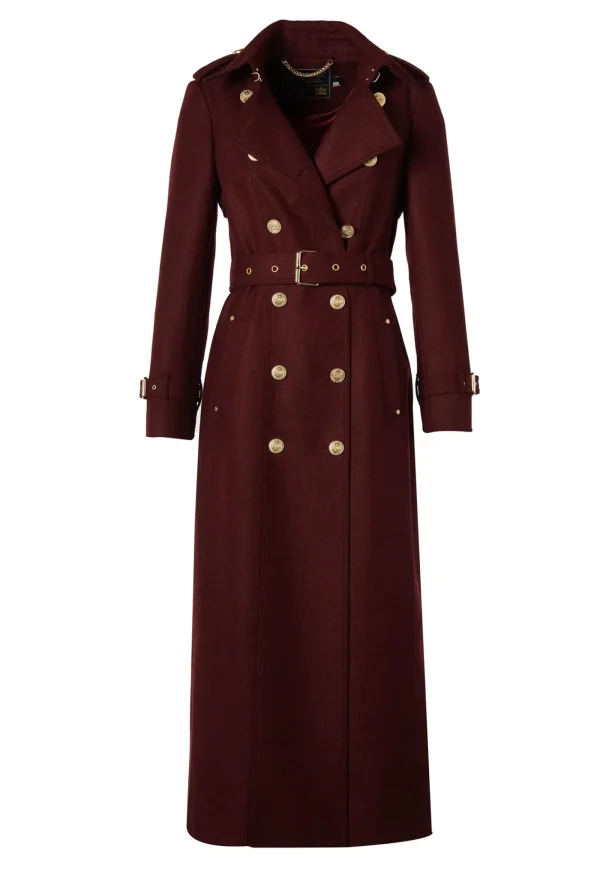 Best Marlborough Trench Coat Full Length - Mulberry Women Coats