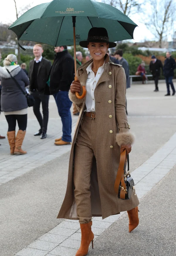 Clearance Marlborough Trench Coat Full Length - Tawny Women Coats