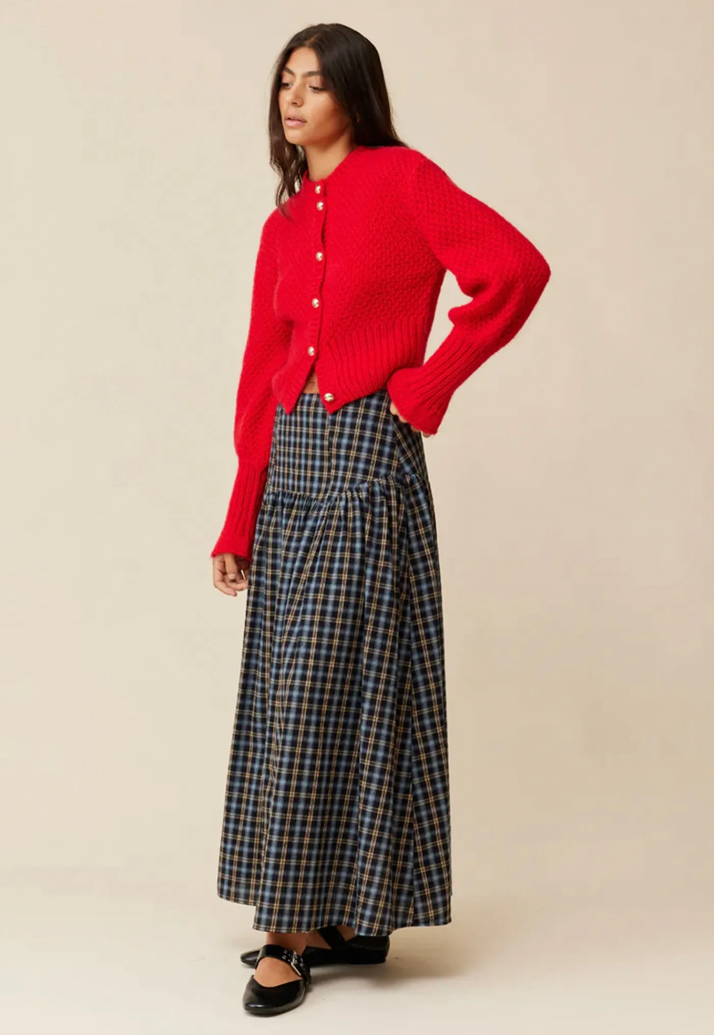 matilda_cardigan__cherry_1.webp Best Matilda Cardigan - Cherry Women Knitwear