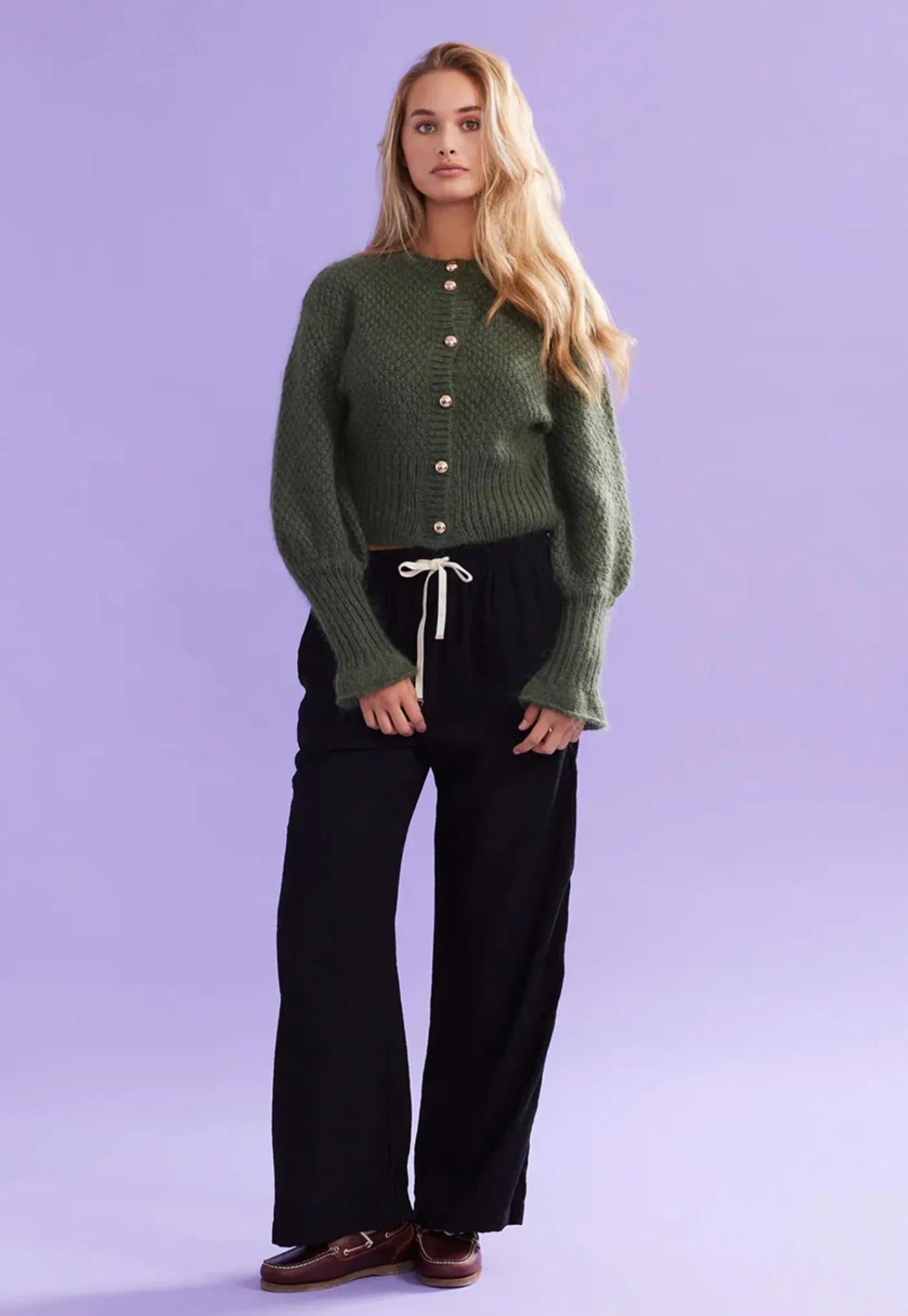 matilda_cardigan__khaki_0.webp Fashion Matilda Cardigan - Khaki Women Knitwear