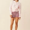 Discount Matilda Cotton Cardigan - Pink Women Knitwear