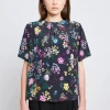 Hot Maverick Tee - Black Floral Women Tops & Tees