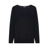 Hot Merino Swing Sweater - Black Women Knitwear