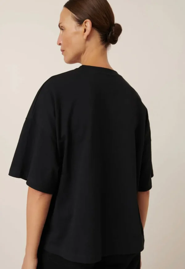 Outlet Monochrome Tee - Black Women Tops & Tees