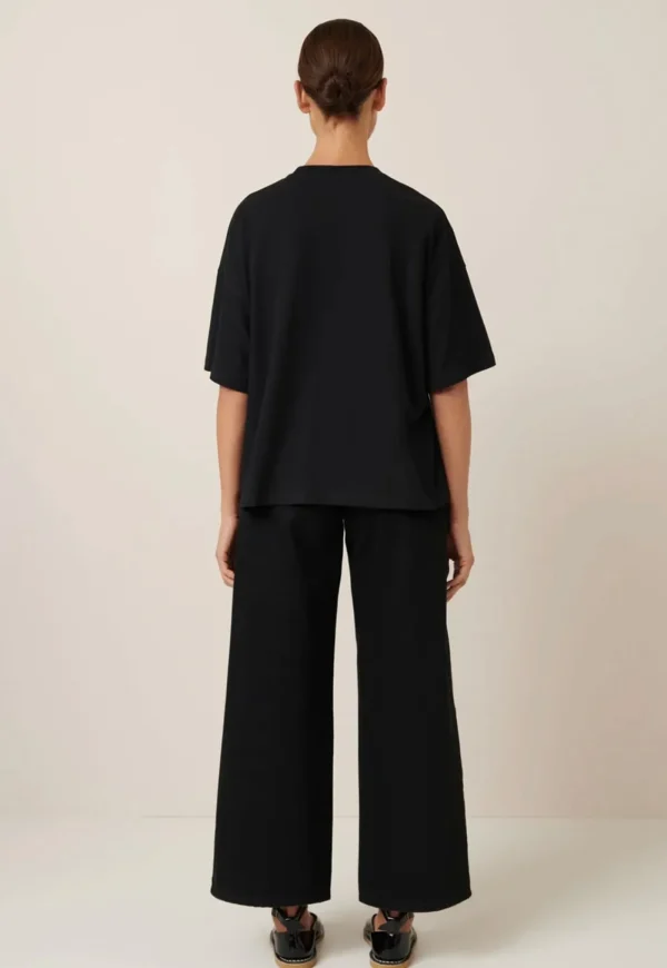 Outlet Monochrome Tee - Black Women Tops & Tees