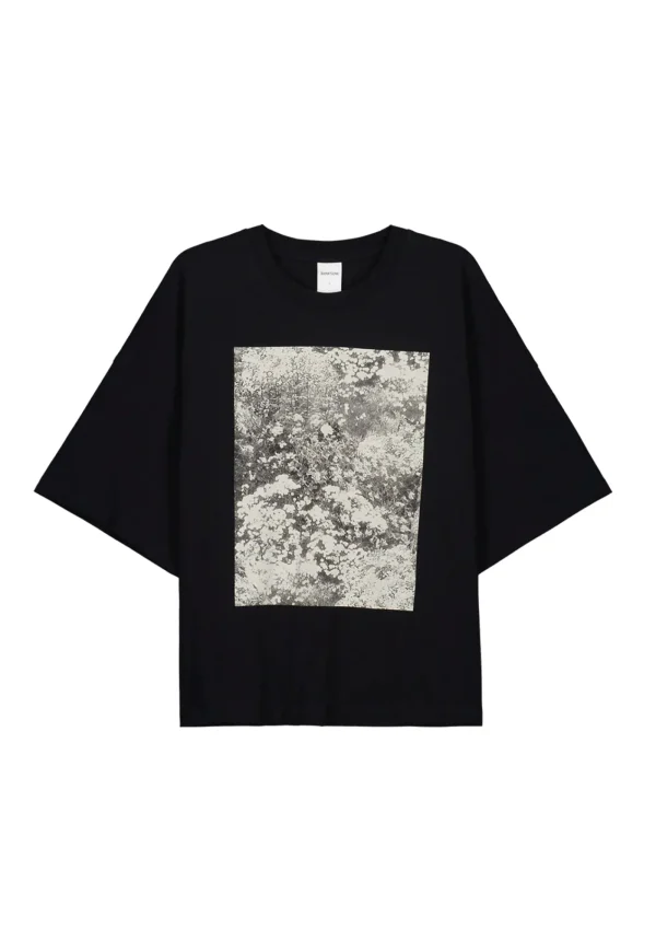 Outlet Monochrome Tee - Black Women Tops & Tees