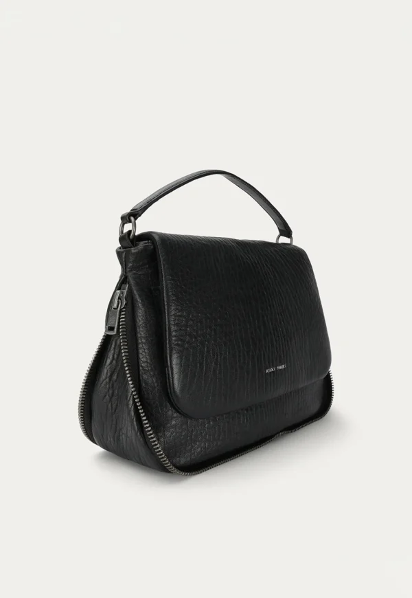 Fashion Mr Caiman - Gunmetal Black Bulle Women Bags | Bags