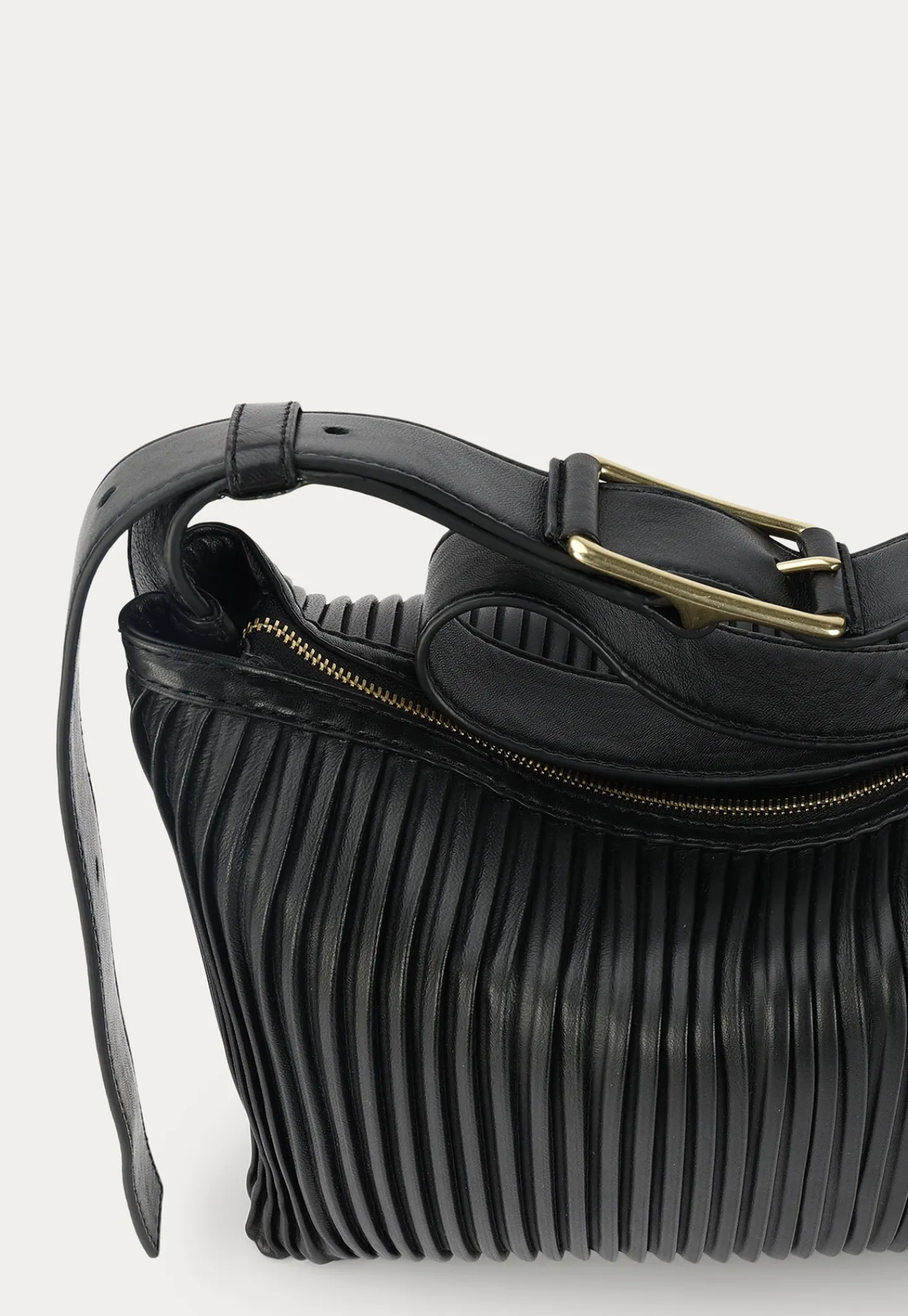 mr_midimese__black_pleate_2.webp Best Mr Midimese - Black Pleated Women Bags | Bags