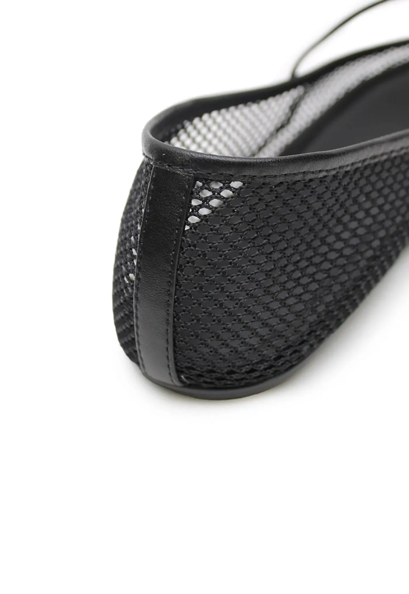 net_ballet_flat__black_5.webp Fashion Net Ballet Flat - Black Women Footwear | Flats