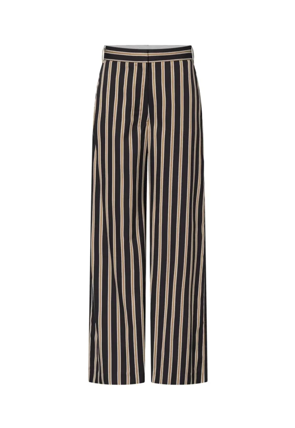 Hot Novella Pant - Black/Bronze Stripe Women Pants