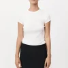 Hot Organic Cotton Baby Tee - White Women Tops & Tees