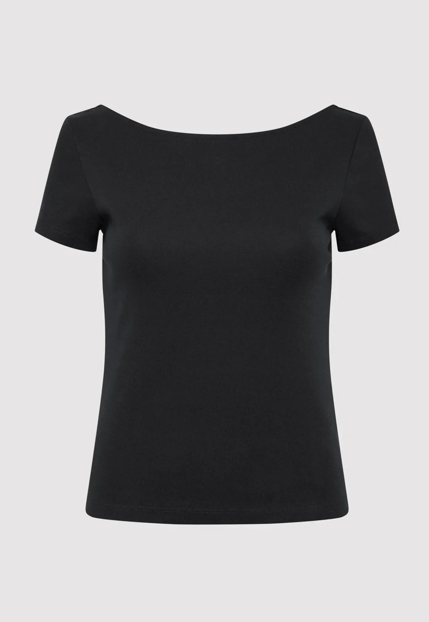 organic_cotton_ballet_top_5.webp Hot Organic Cotton Ballet Top - Jet Black Women Tops & Tees