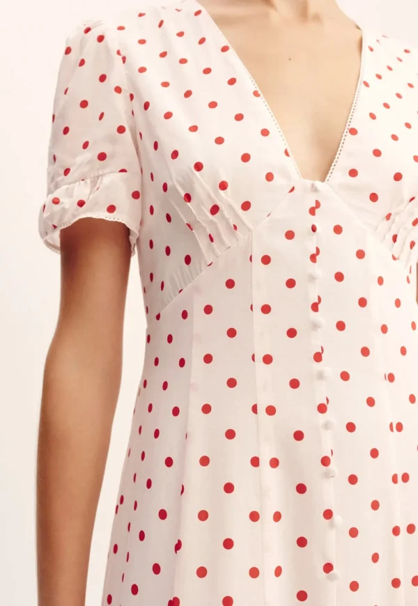 Sale Paloma Dress - Petite Polka Dot Women Dresses