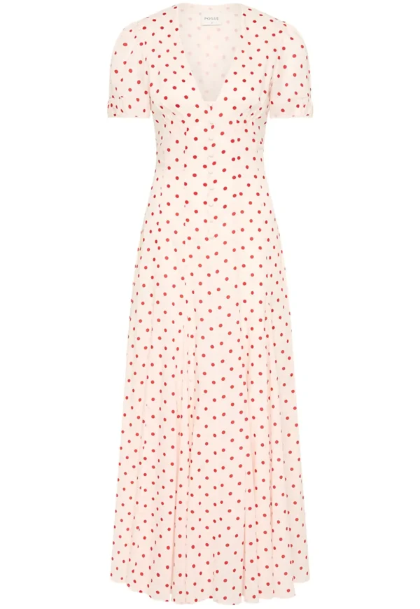 Sale Paloma Dress - Petite Polka Dot Women Dresses