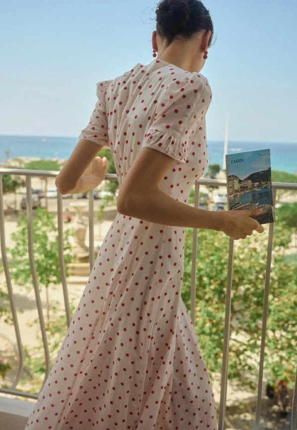 Sale Paloma Dress - Petite Polka Dot Women Dresses