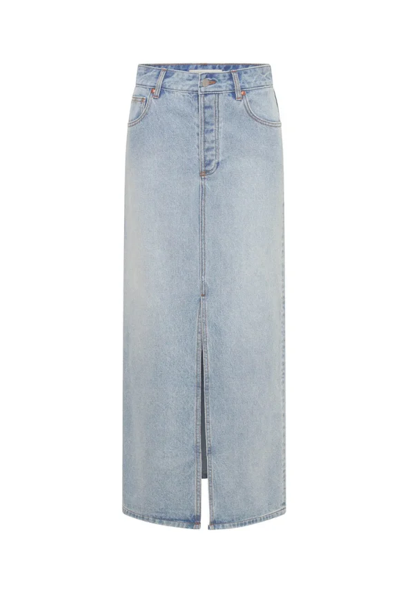 Hot Phoebe Maxi Skirt - Washed Blue Women Skirts | Denim