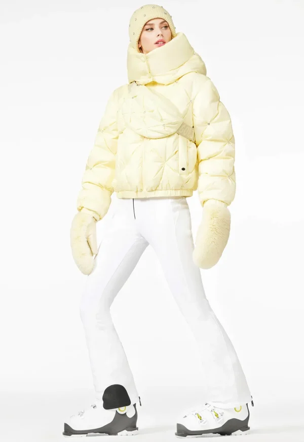 Hot Pippa Ski Pants - White Women Pants
